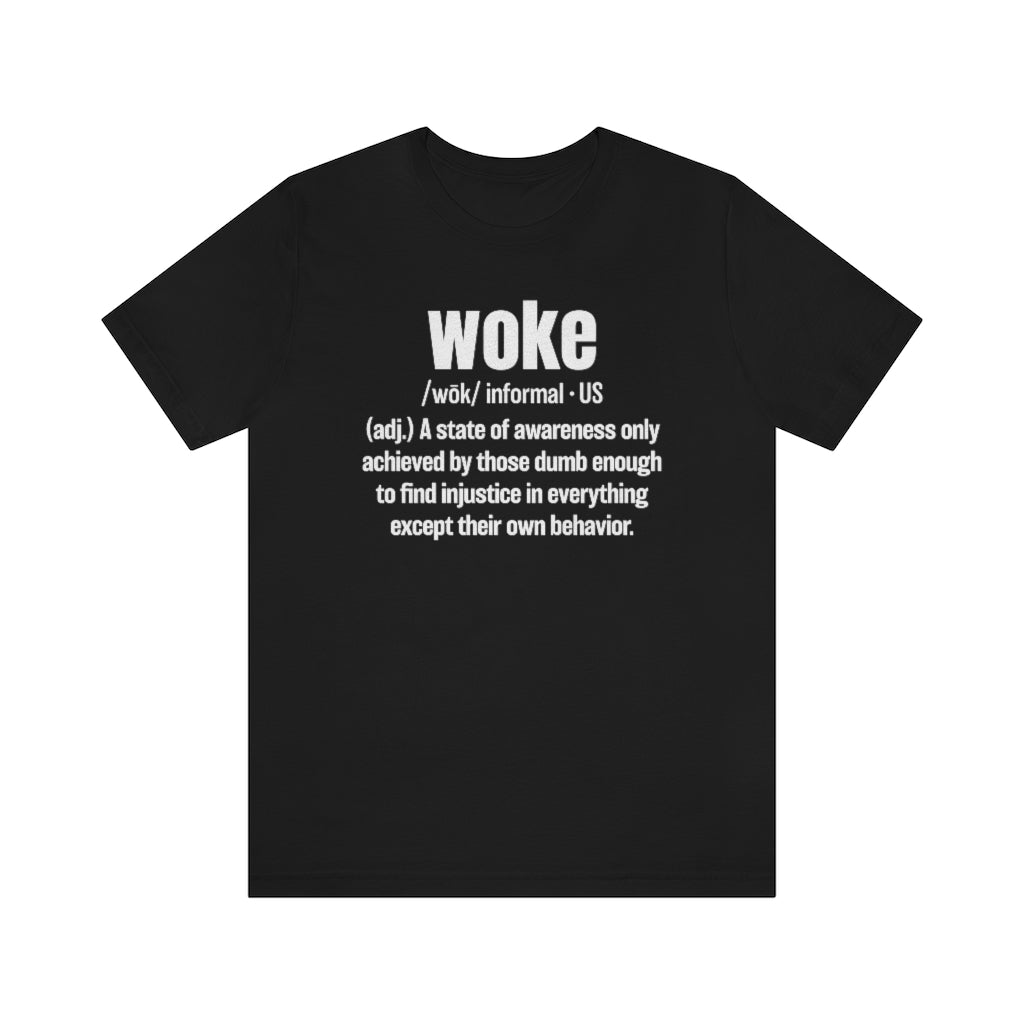 The definition of WOKE