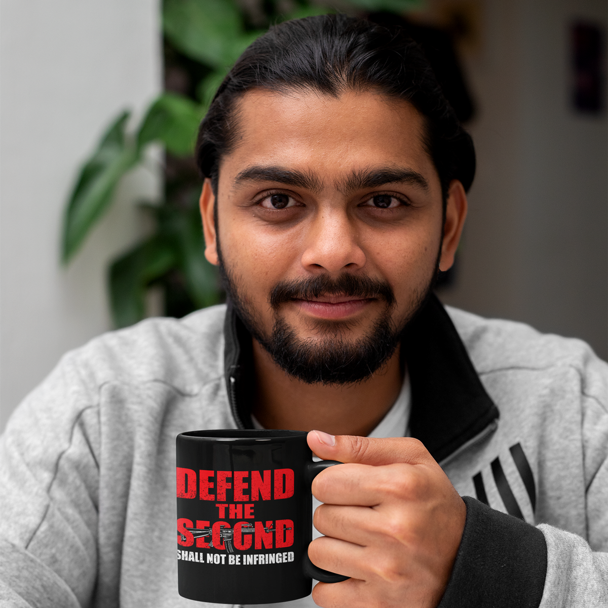 Defend The Second Black Mug