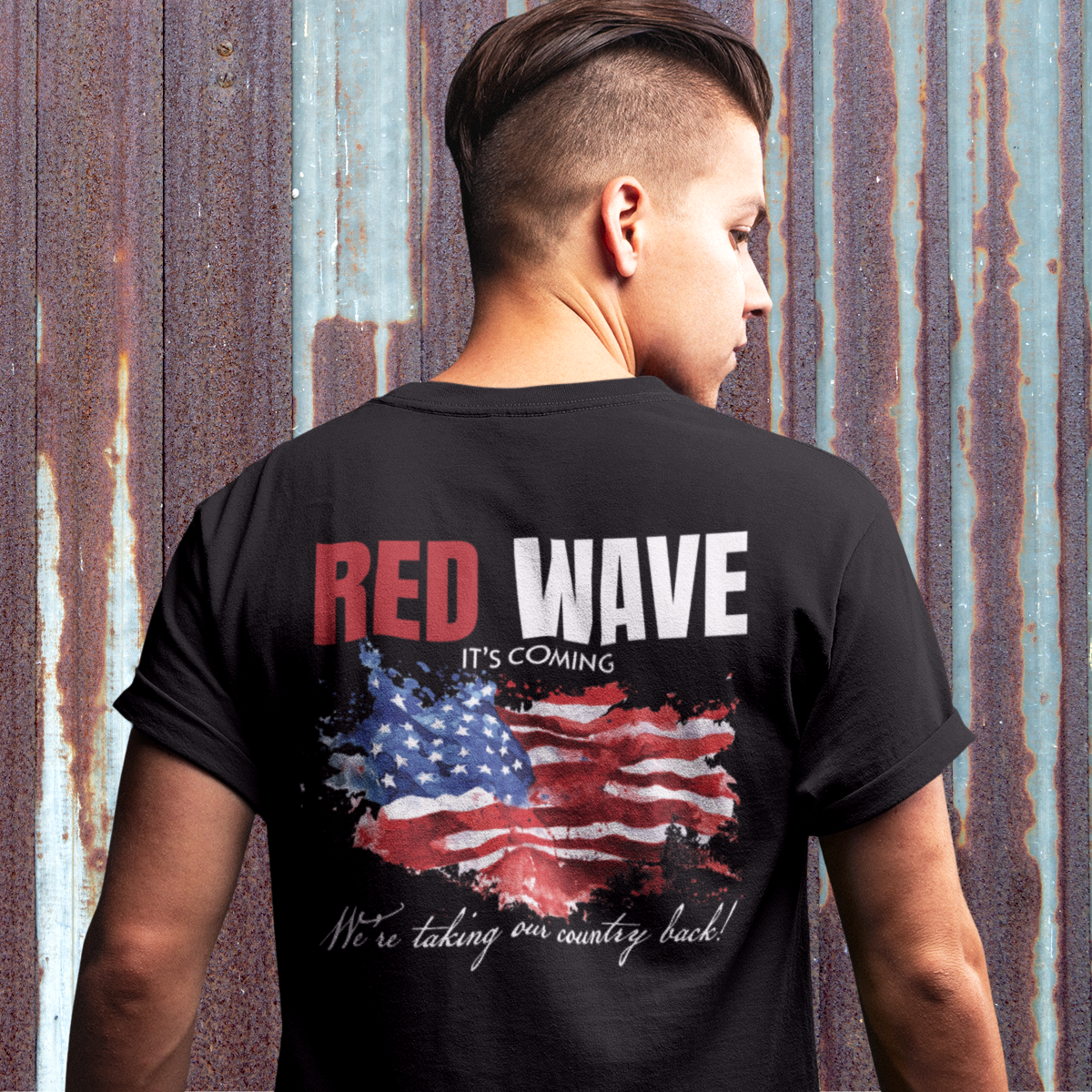 Red Wave Tee