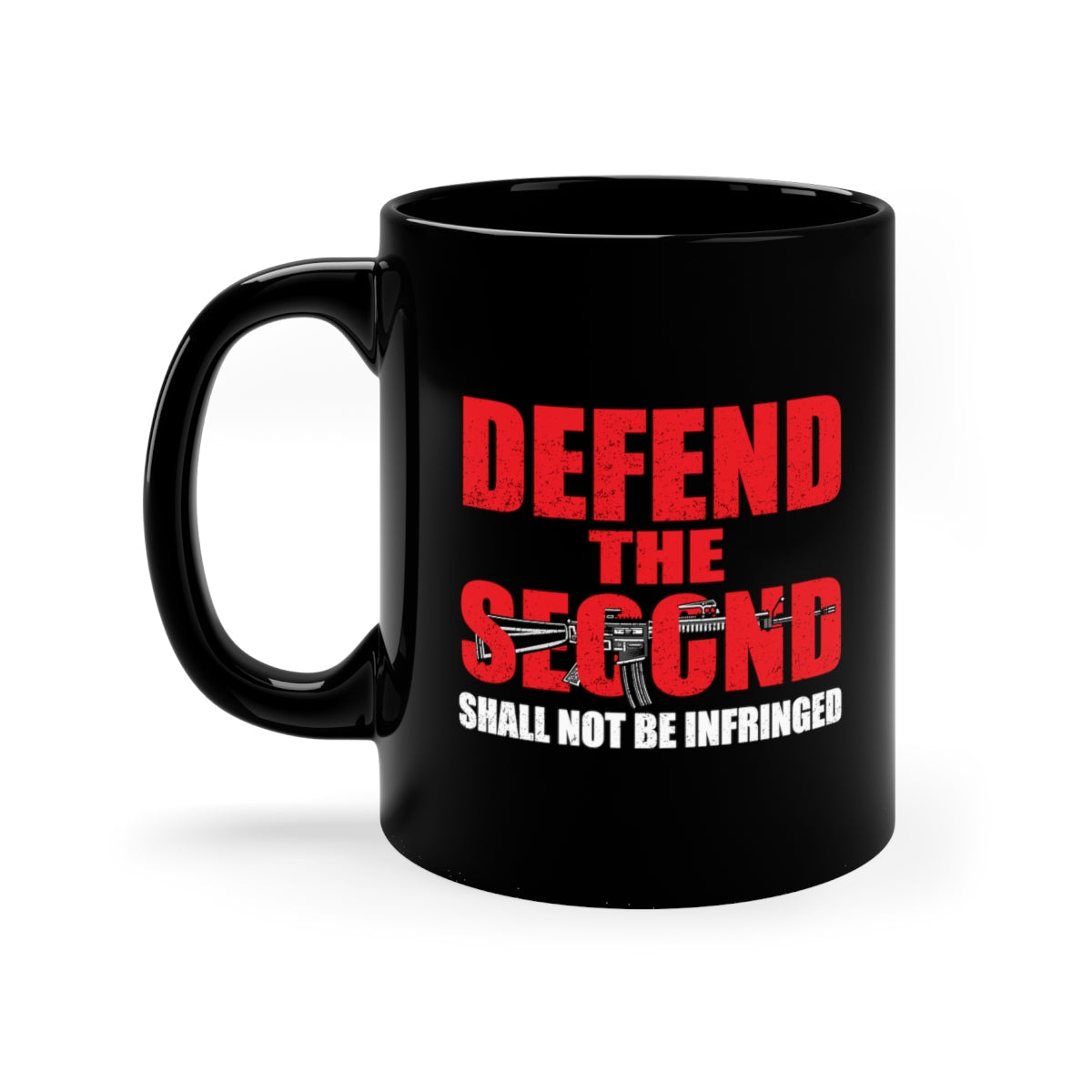 Defend The Second Black Mug