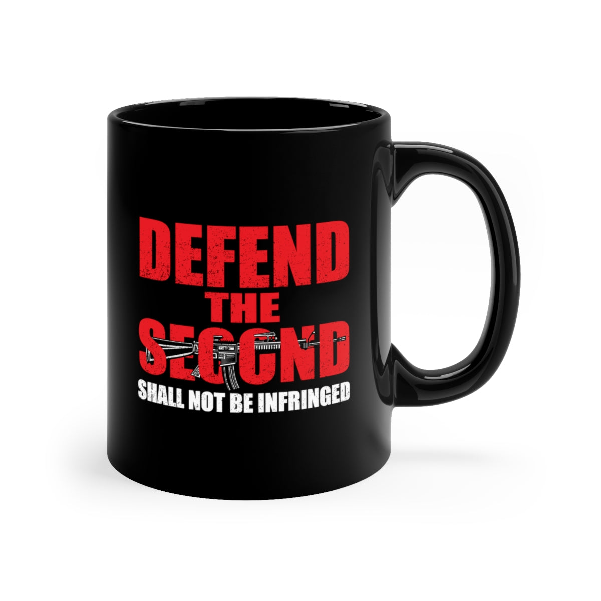 Defend The Second Black Mug